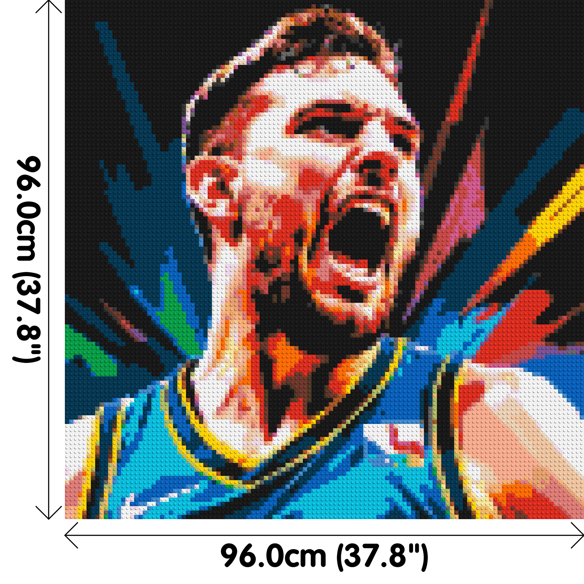 Luka Dončić - Brick Art Mosaic Kit 5x5 dimensions