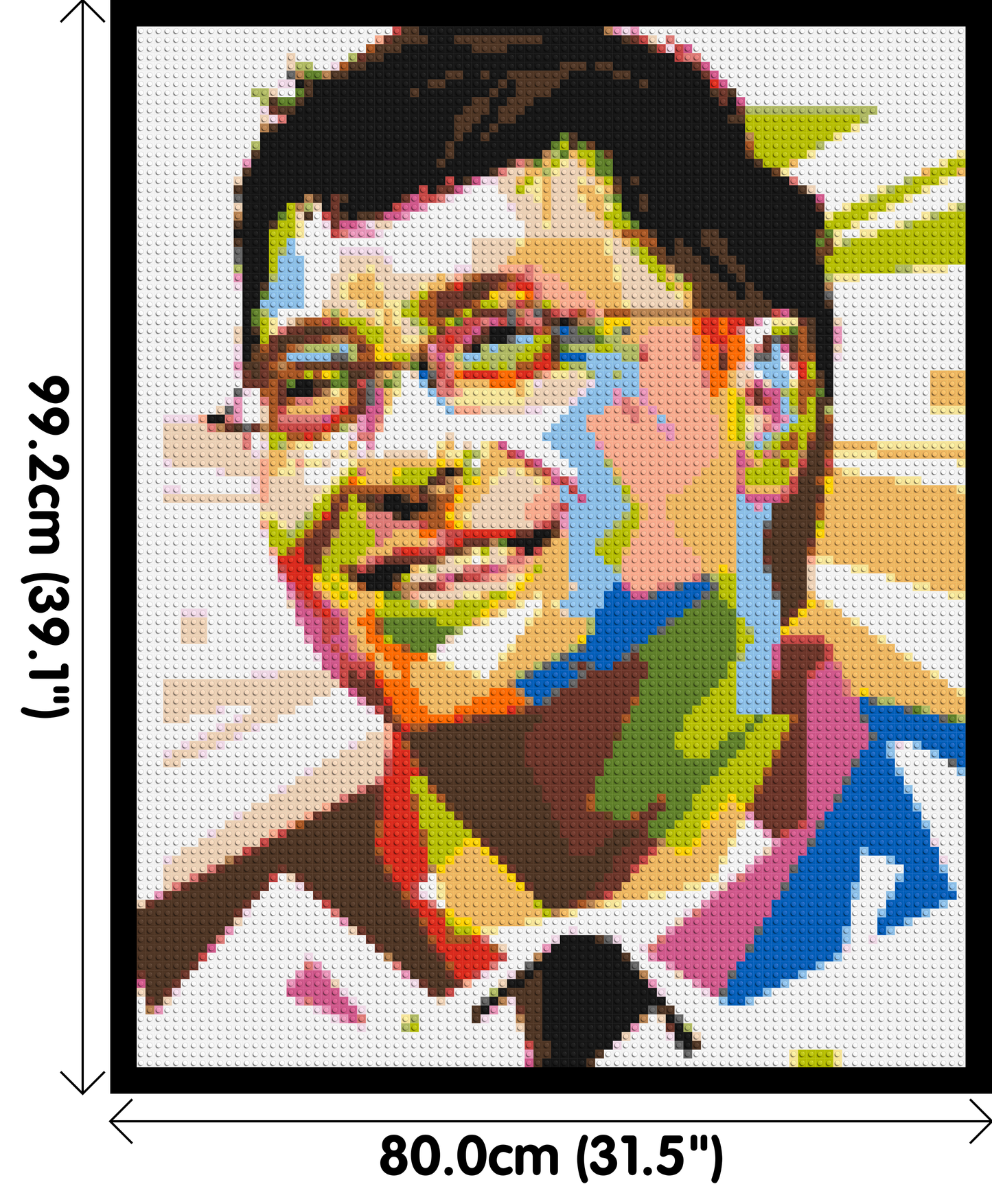 Bill Gates - Brick Art Mosaic Kit 4x5 large