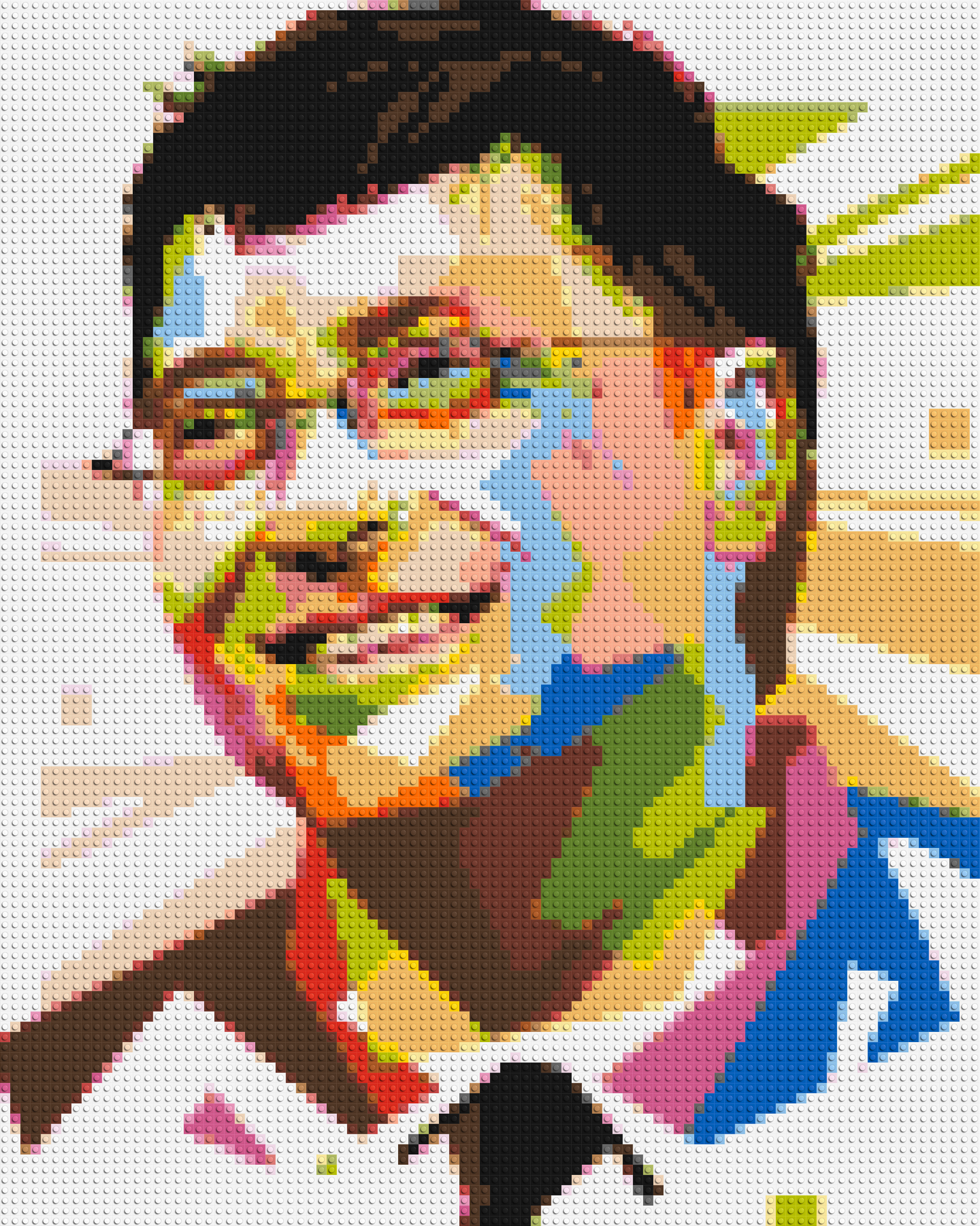 Bill Gates - Brick Art Mosaic Kit 4x5 large