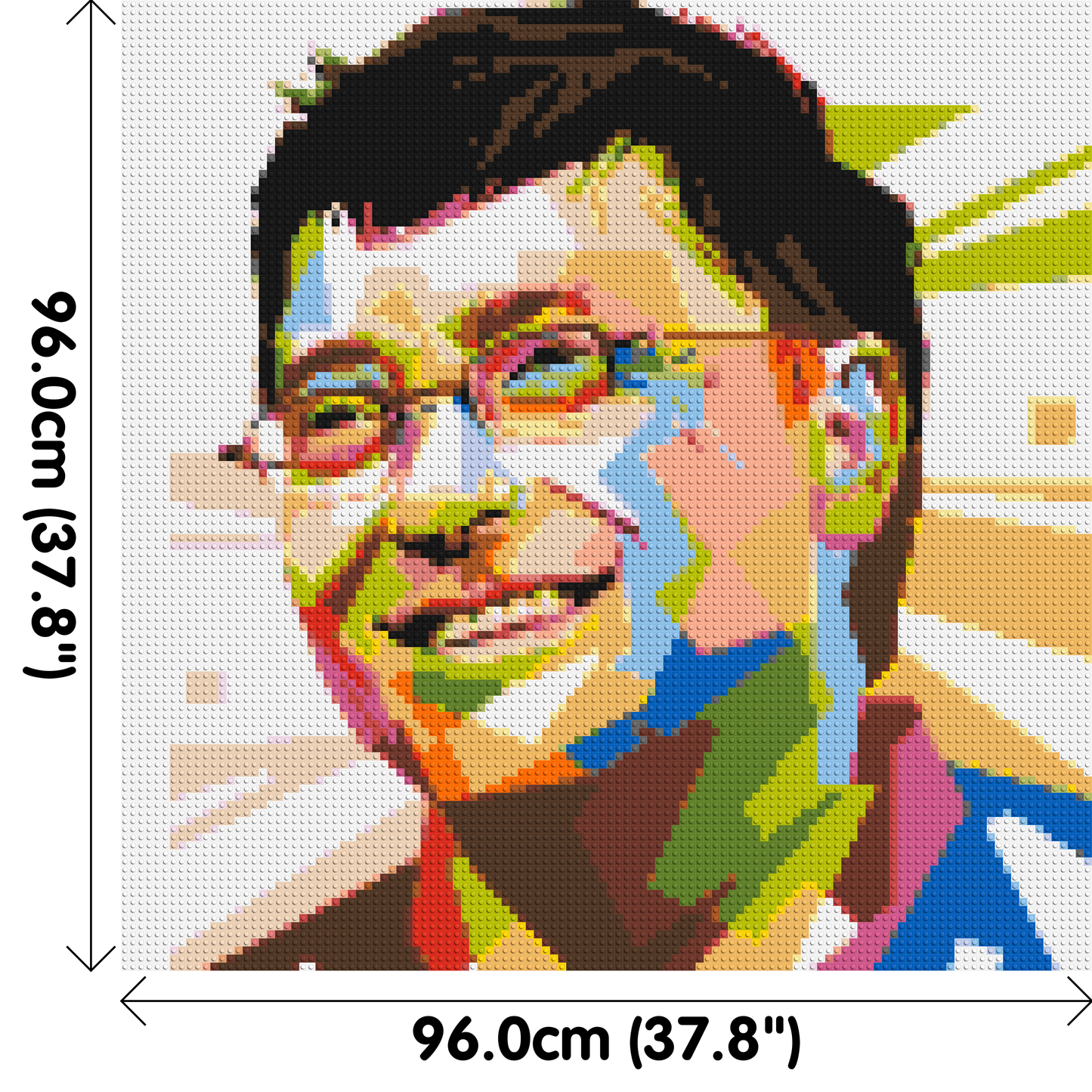 Bill Gates - Brick Art Mosaic Kit 5x5 large