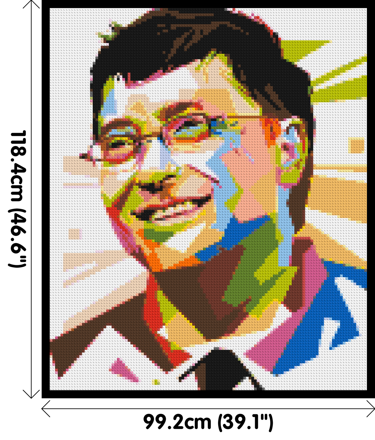 Bill Gates - Brick Art Mosaic Kit 5x6 large