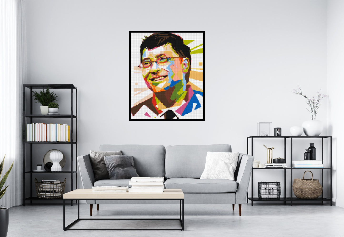 Bill Gates - Brick Art Mosaic Kit 5x6 large