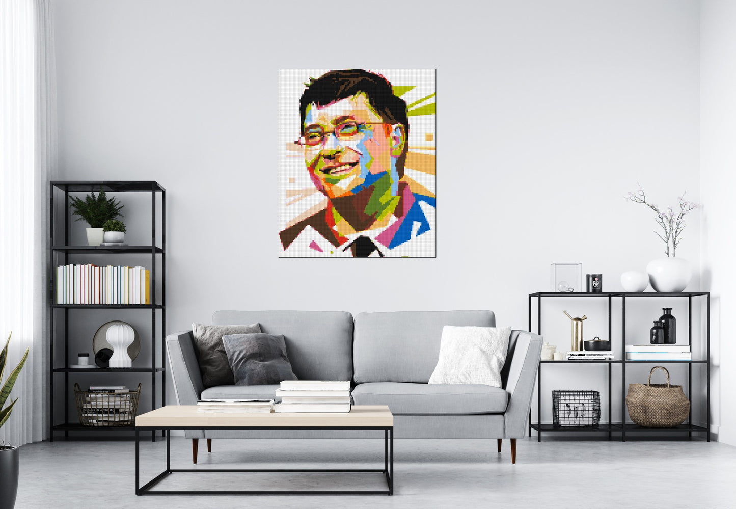 Bill Gates - Brick Art Mosaic Kit 5x6 large