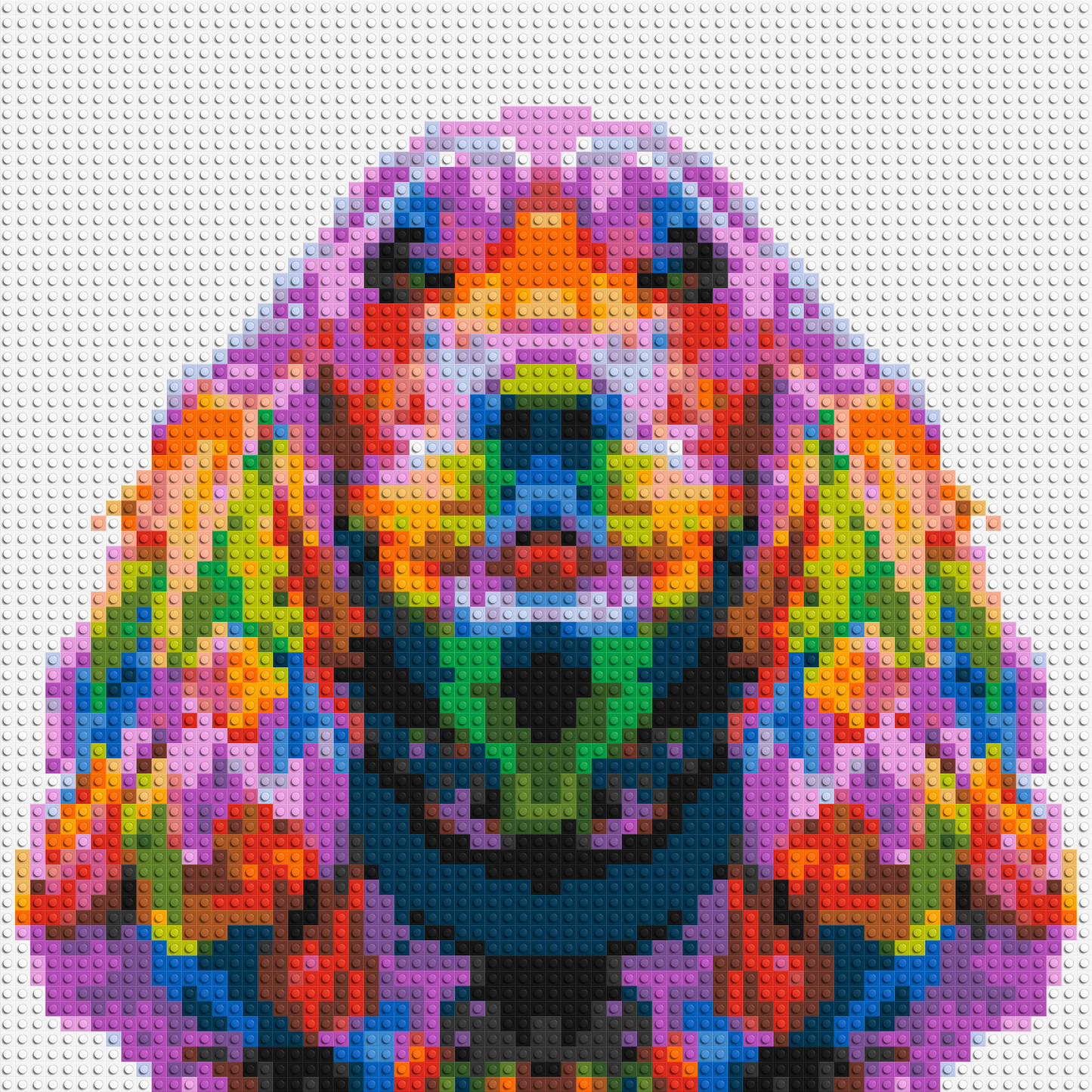 Cocker Spaniel Colourful Pop Art - Brick Art Mosaic Kit 3x3 large