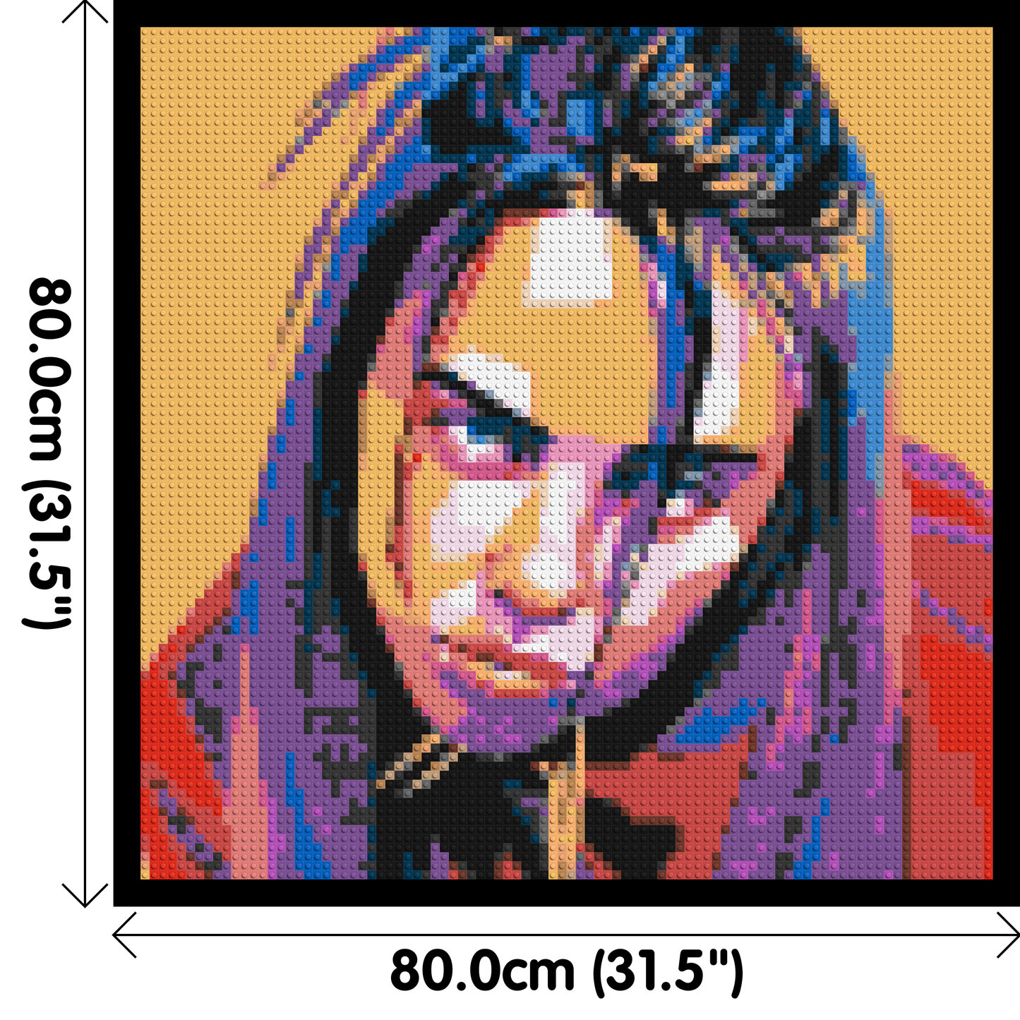 Billie Eilish - Brick Art Mosaic Kit 4x4 large