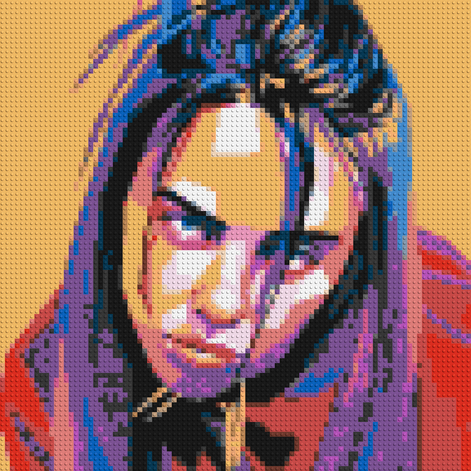 Billie Eilish - Brick Art Mosaic Kit 4x4 large