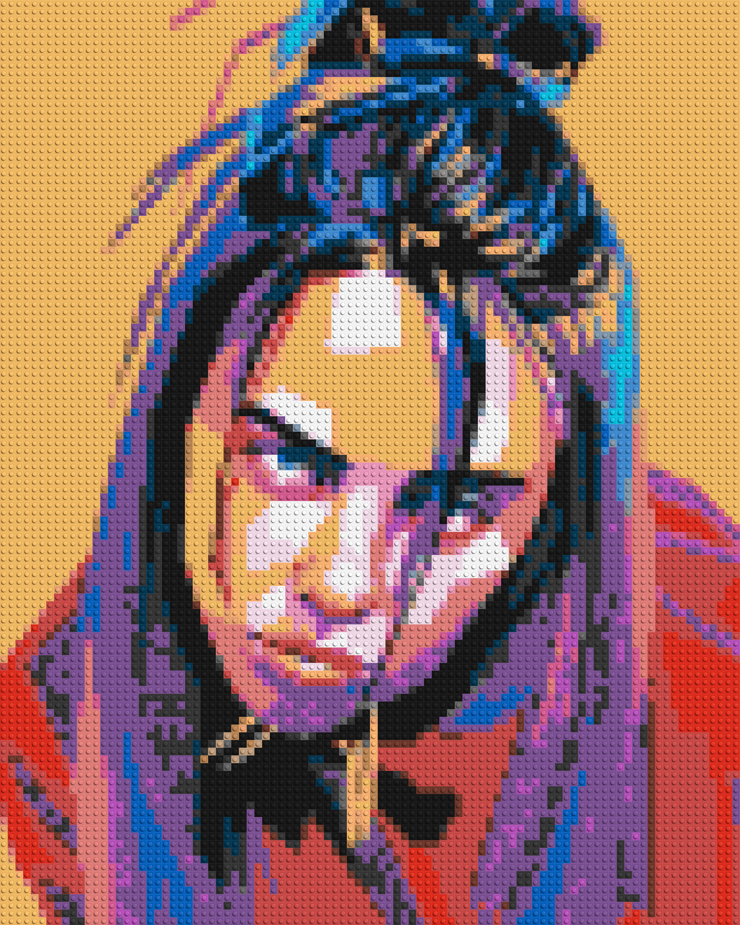 Billie Eilish - Brick Art Mosaic Kit 4x5 large