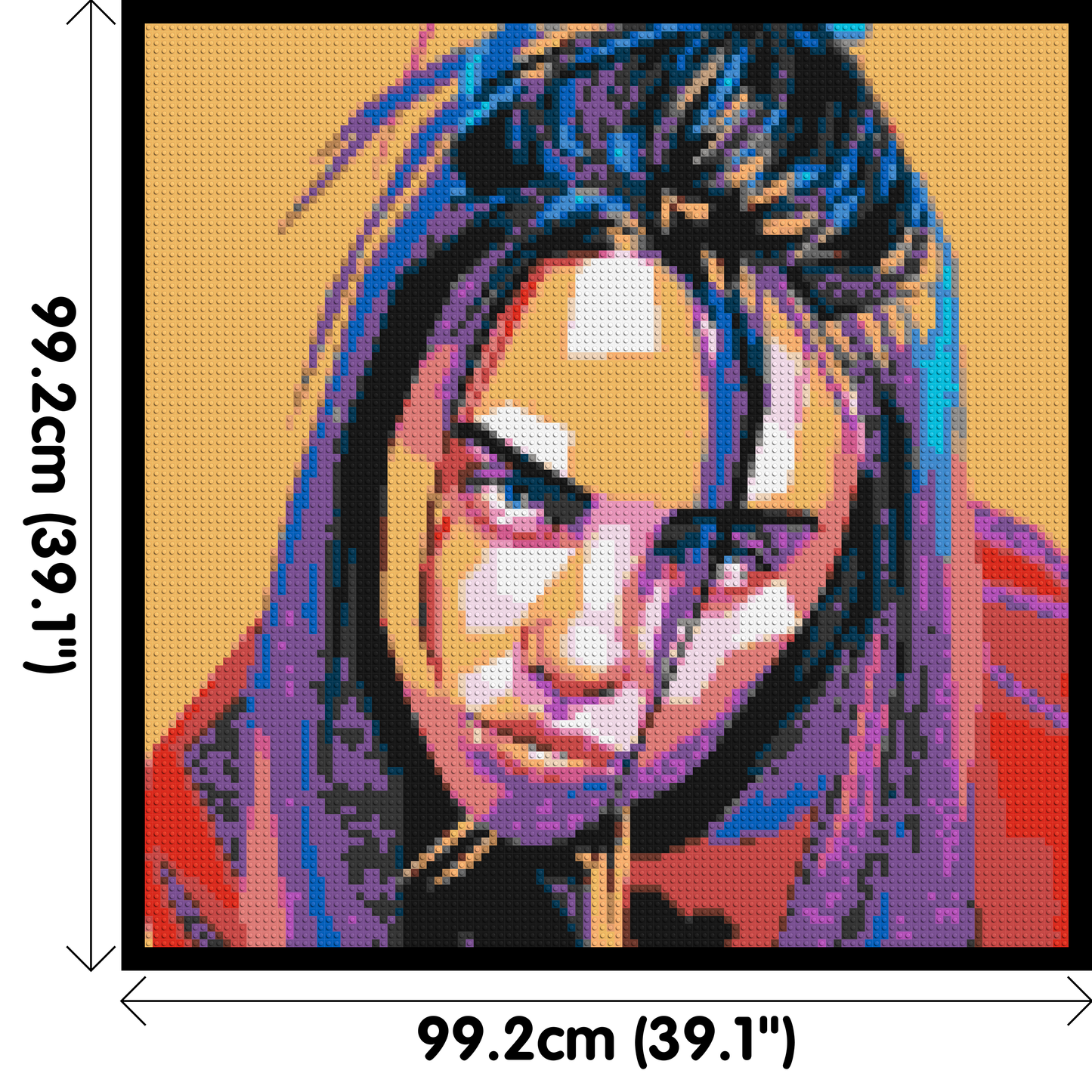 Billie Eilish - Brick Art Mosaic Kit 5x5 large