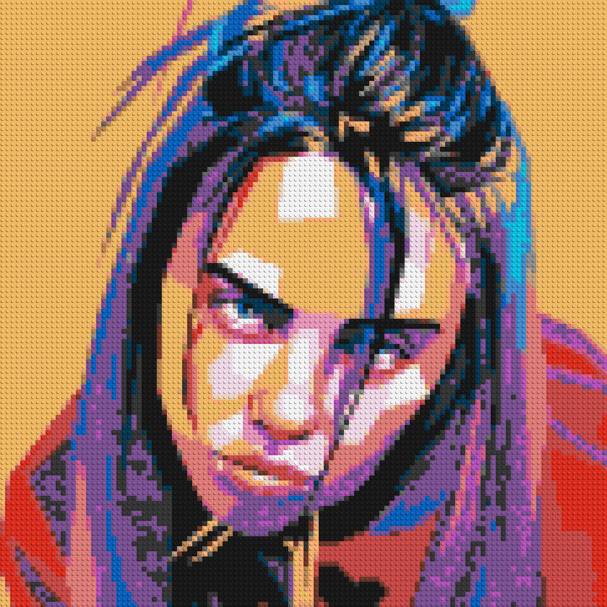 Billie Eilish - Brick Art Mosaic Kit 5x5 large