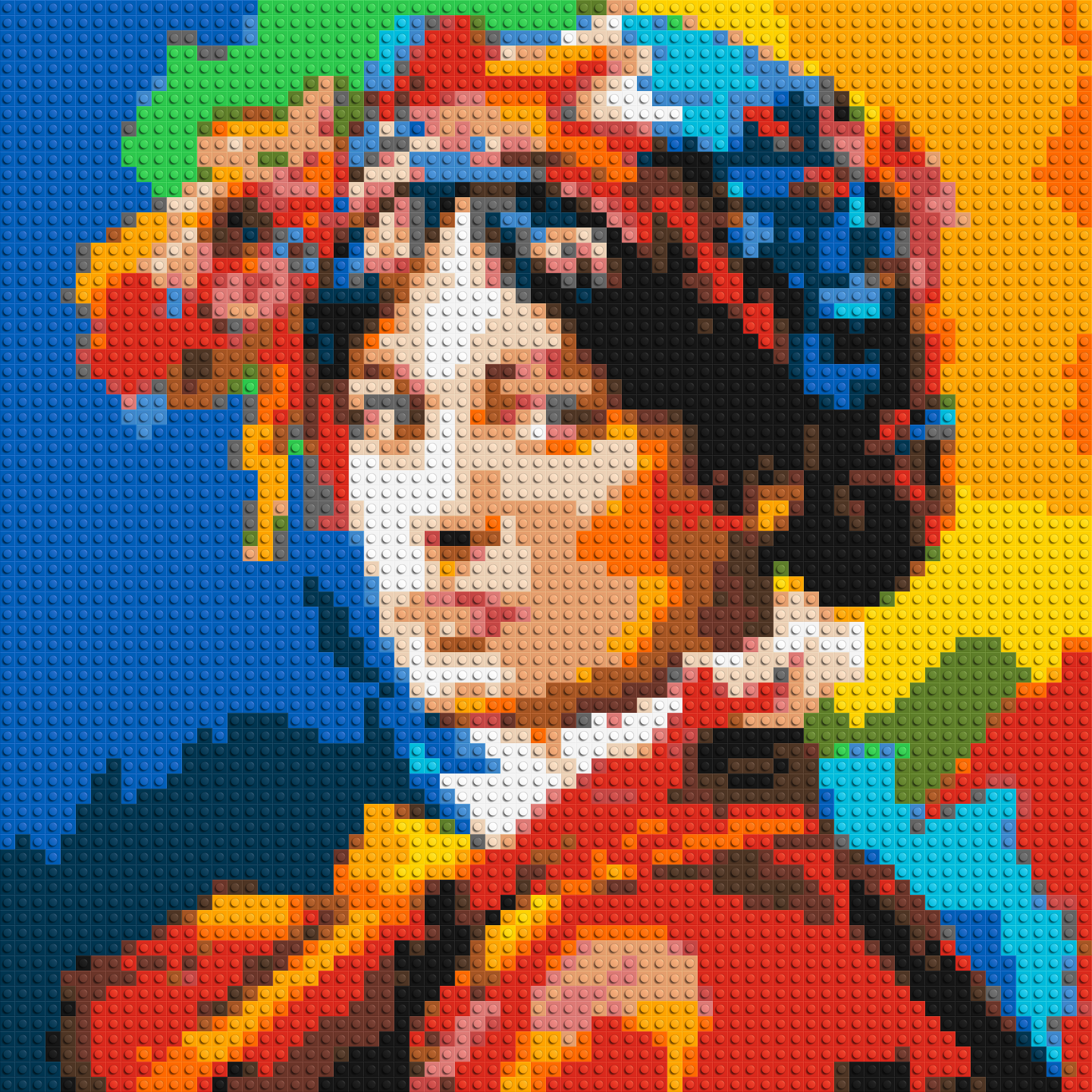 Jane Austen - Brick Art Mosaic Kit 3x3 large