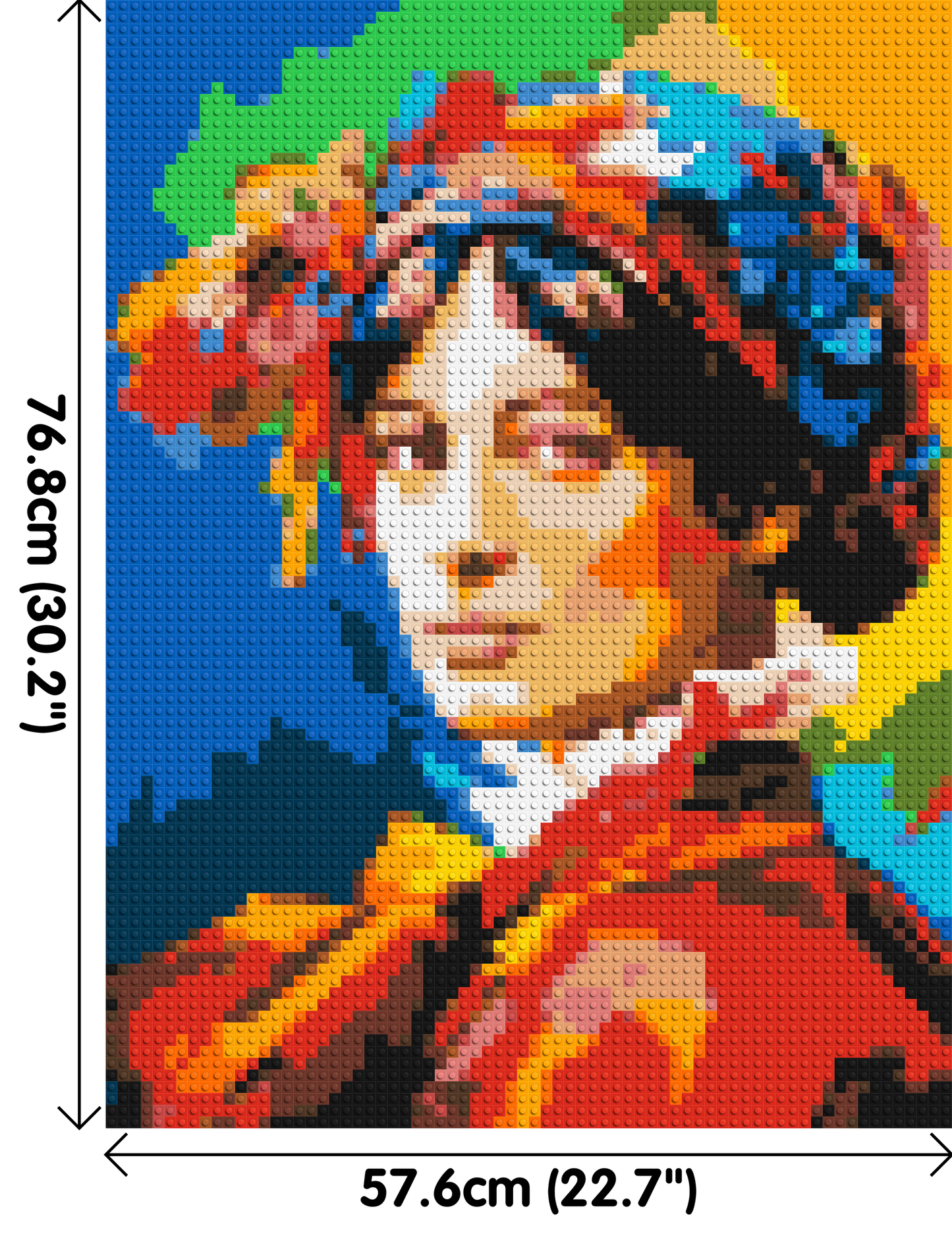 Jane Austen - Brick Art Mosaic Kit 3x4 large