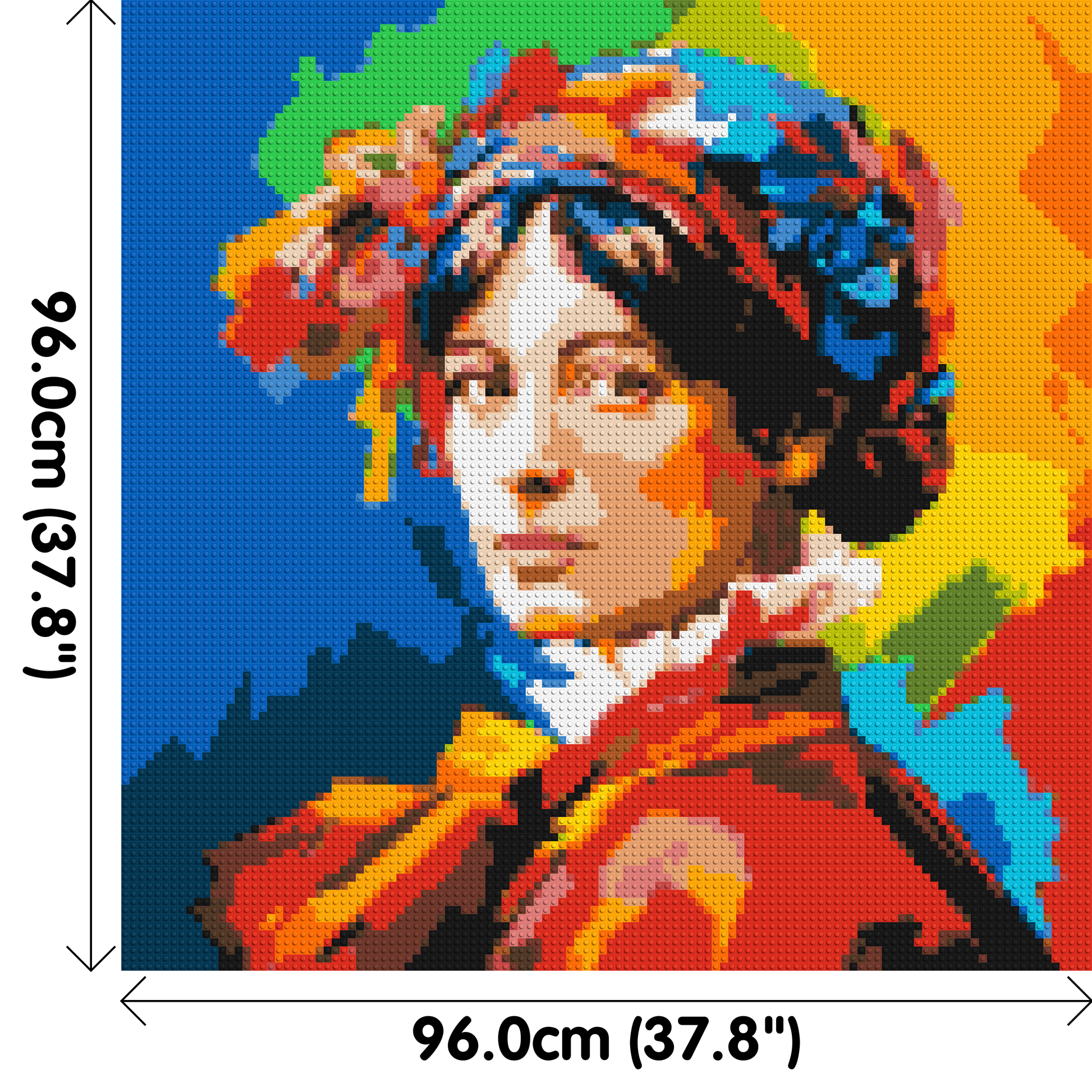 Jane Austen - Brick Art Mosaic Kit 5x5 dimensions