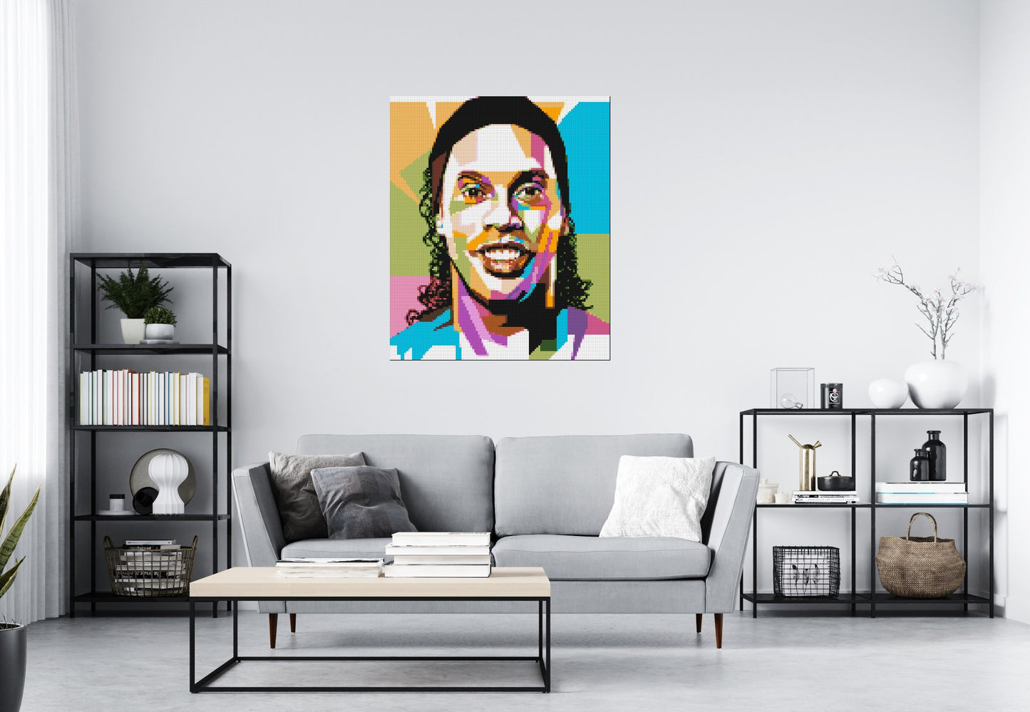 Ronaldinho Gaúcho - Brick Art Mosaic Kit 5x6 large