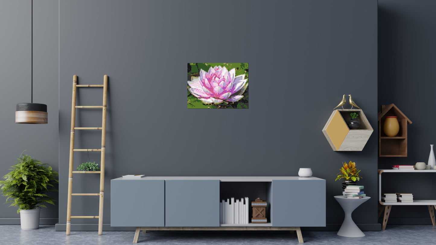 Water Lily - Brick Art Mosaic Kit 4x3 large