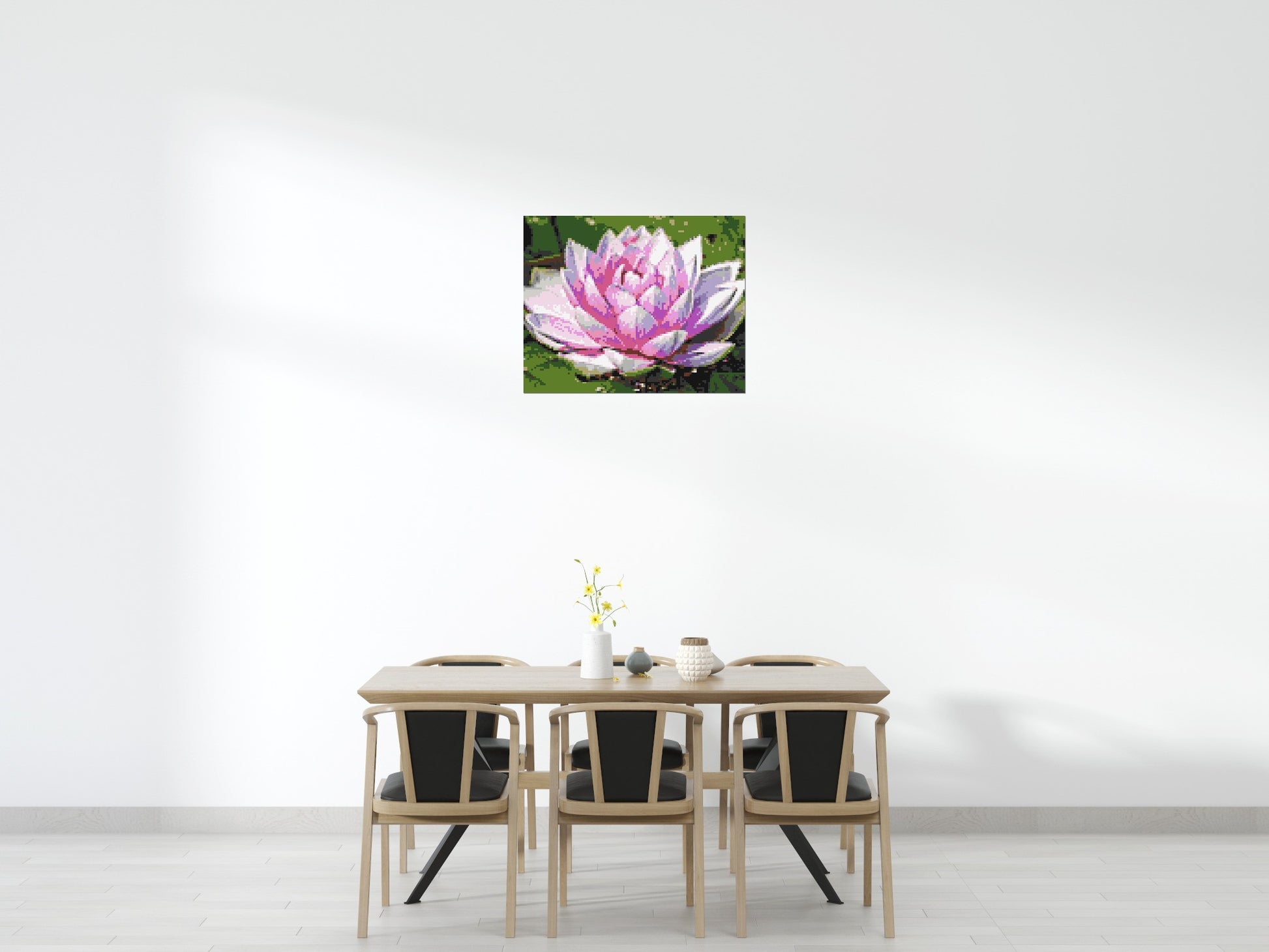 Water Lily - Brick Art Mosaic Kit 5x4 scene