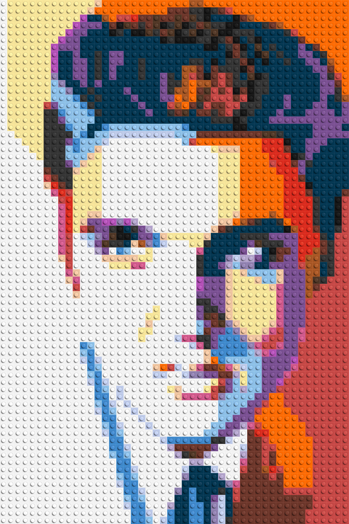 Elvis Presley - Brick Art Mosaic Kit 2x3 large