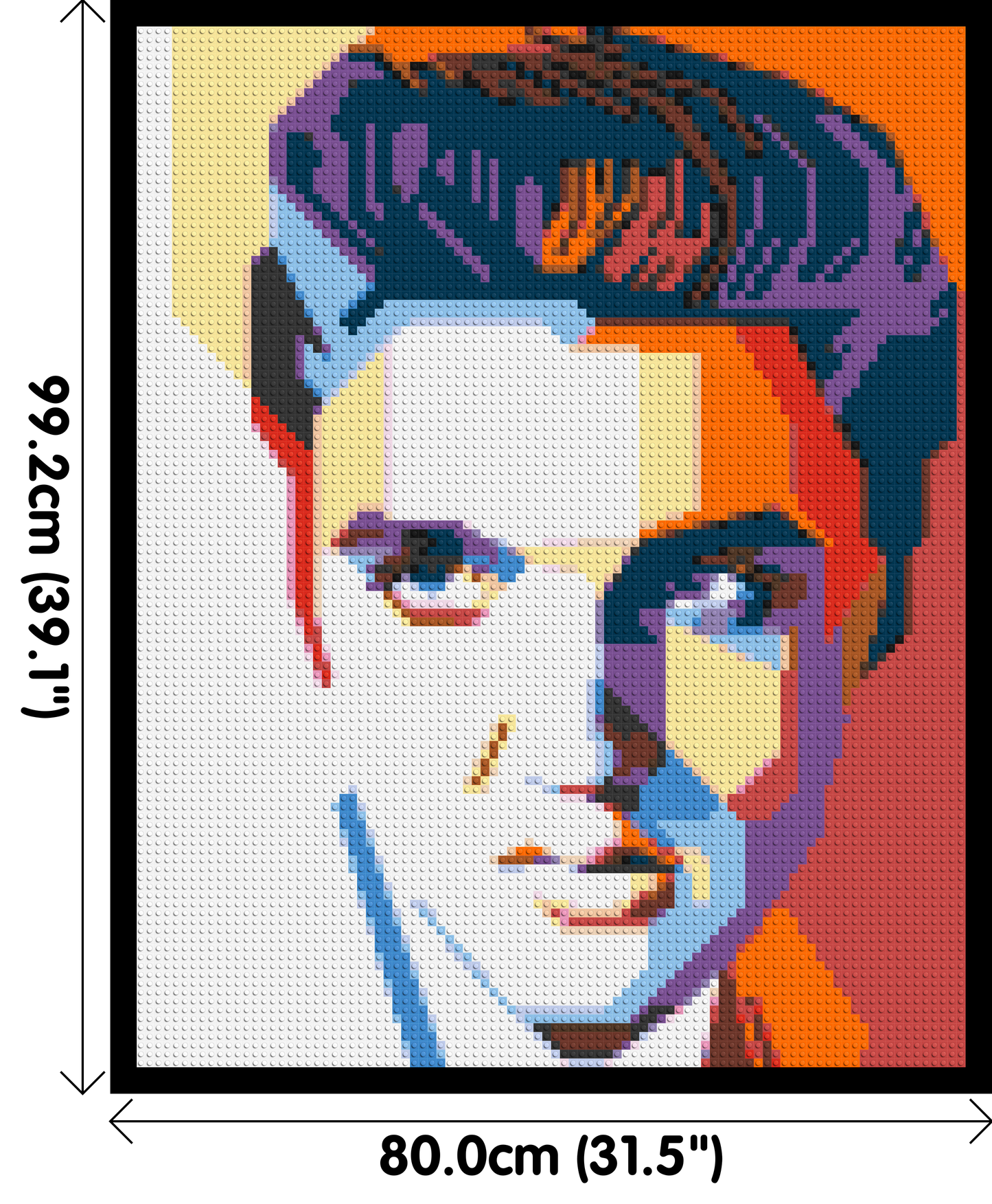 Elvis Presley - Brick Art Mosaic Kit 4x5 large