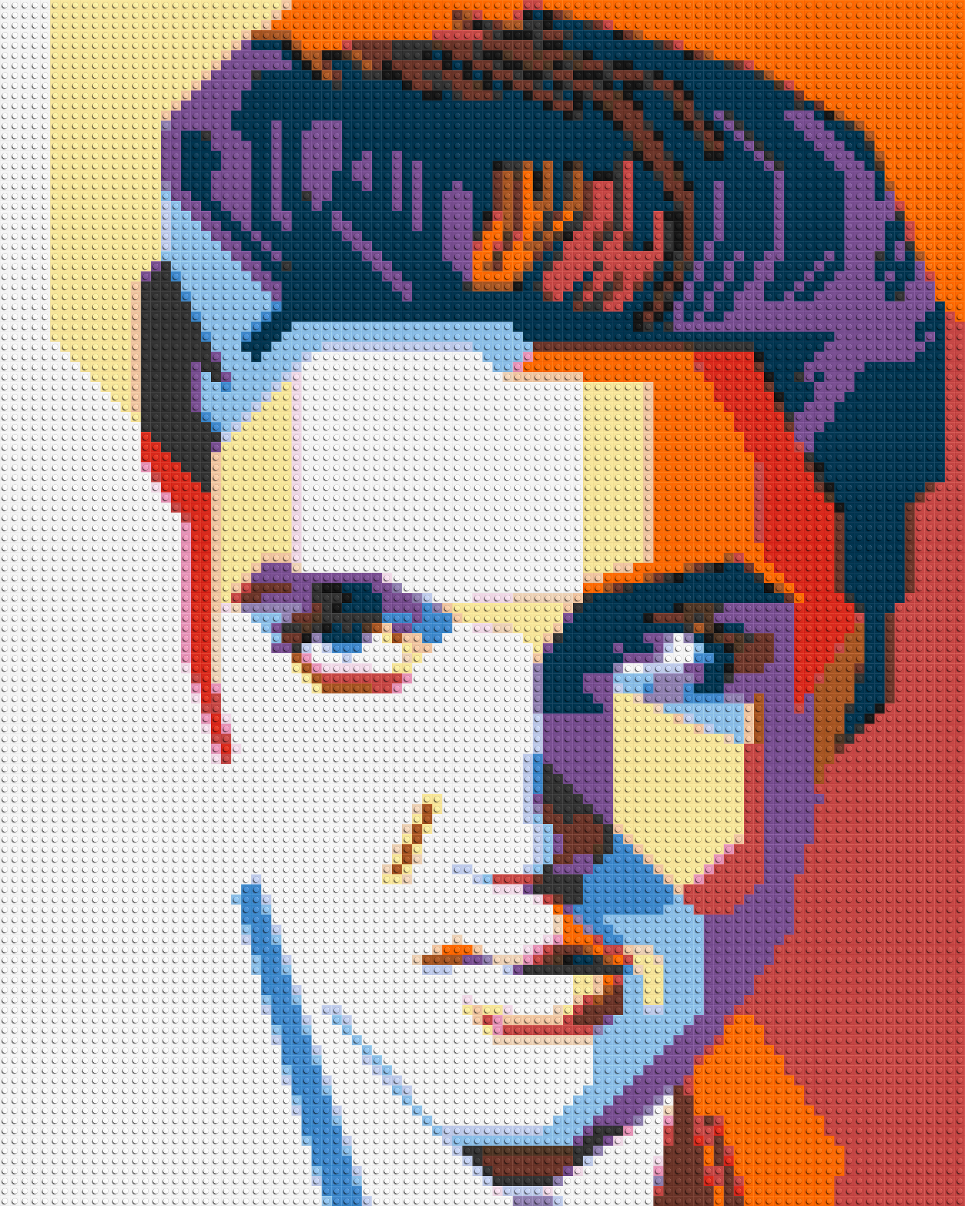 Elvis Presley - Brick Art Mosaic Kit 4x5 large