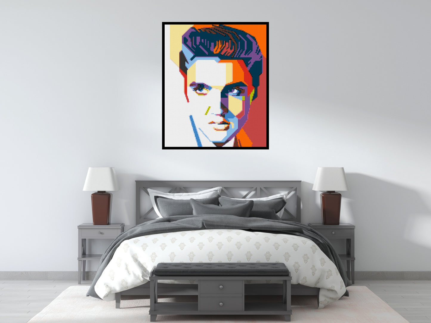 Elvis Presley - Brick Art Mosaic Kit 5x6 large