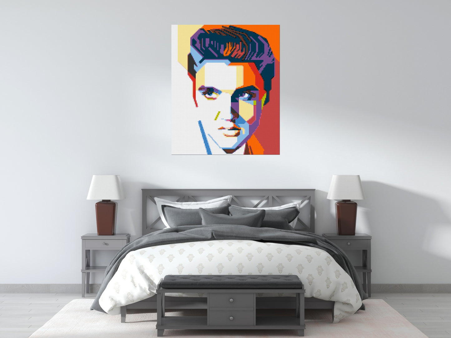 Elvis Presley - Brick Art Mosaic Kit 5x6 large