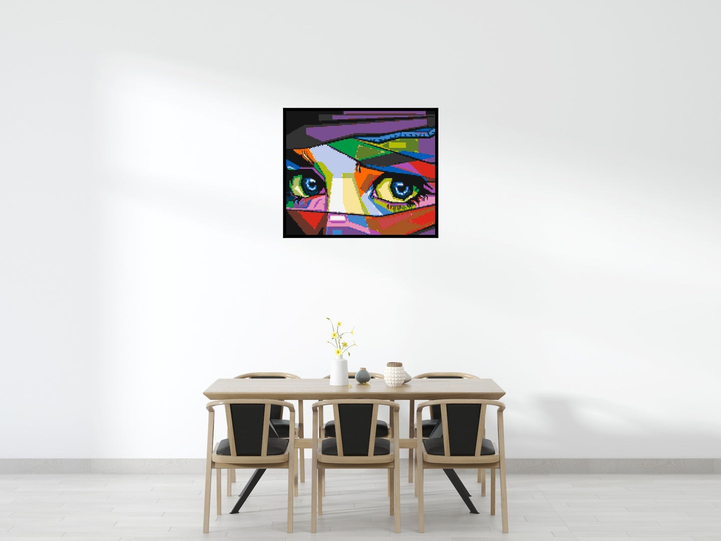 Colourful Gaze - Brick Art Mosaic Kit 6x5 large