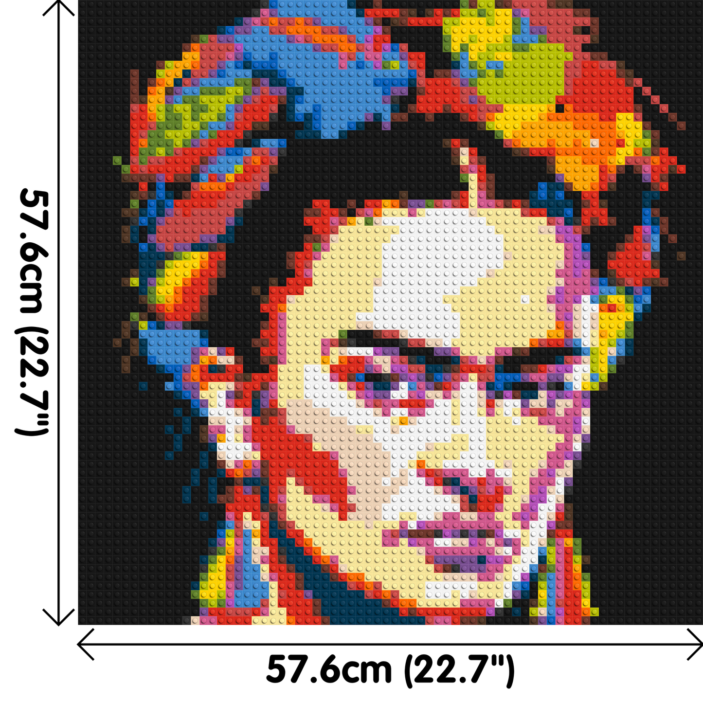 Frida Kahlo - Brick Art Mosaic Kit 3x3 large