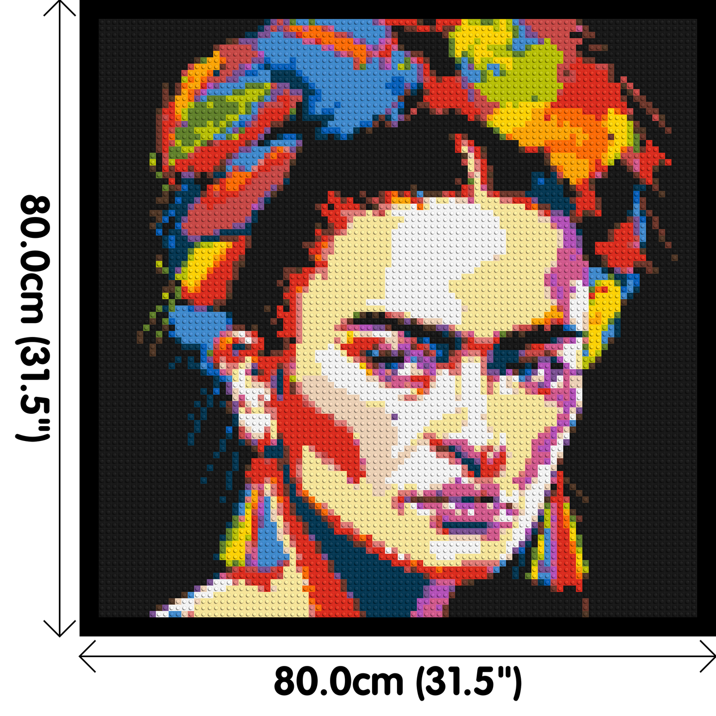 Frida Kahlo - Brick Art Mosaic Kit 4x4 large