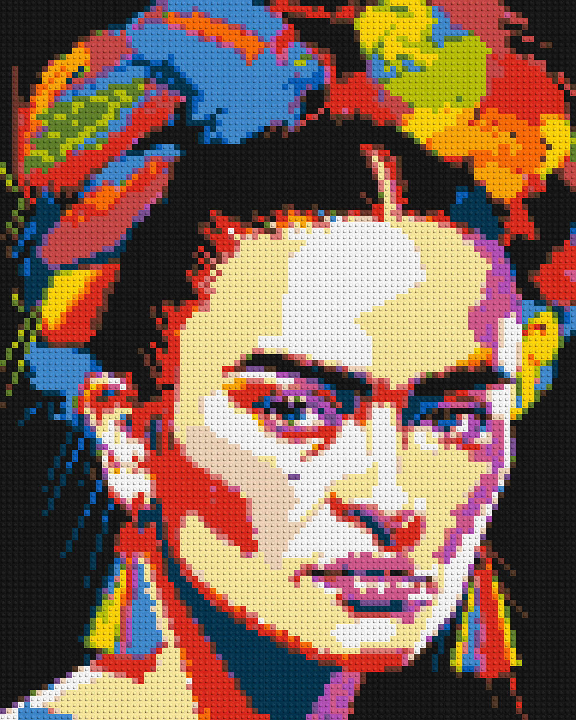 Frida Kahlo - Brick Art Mosaic Kit 4x5 large