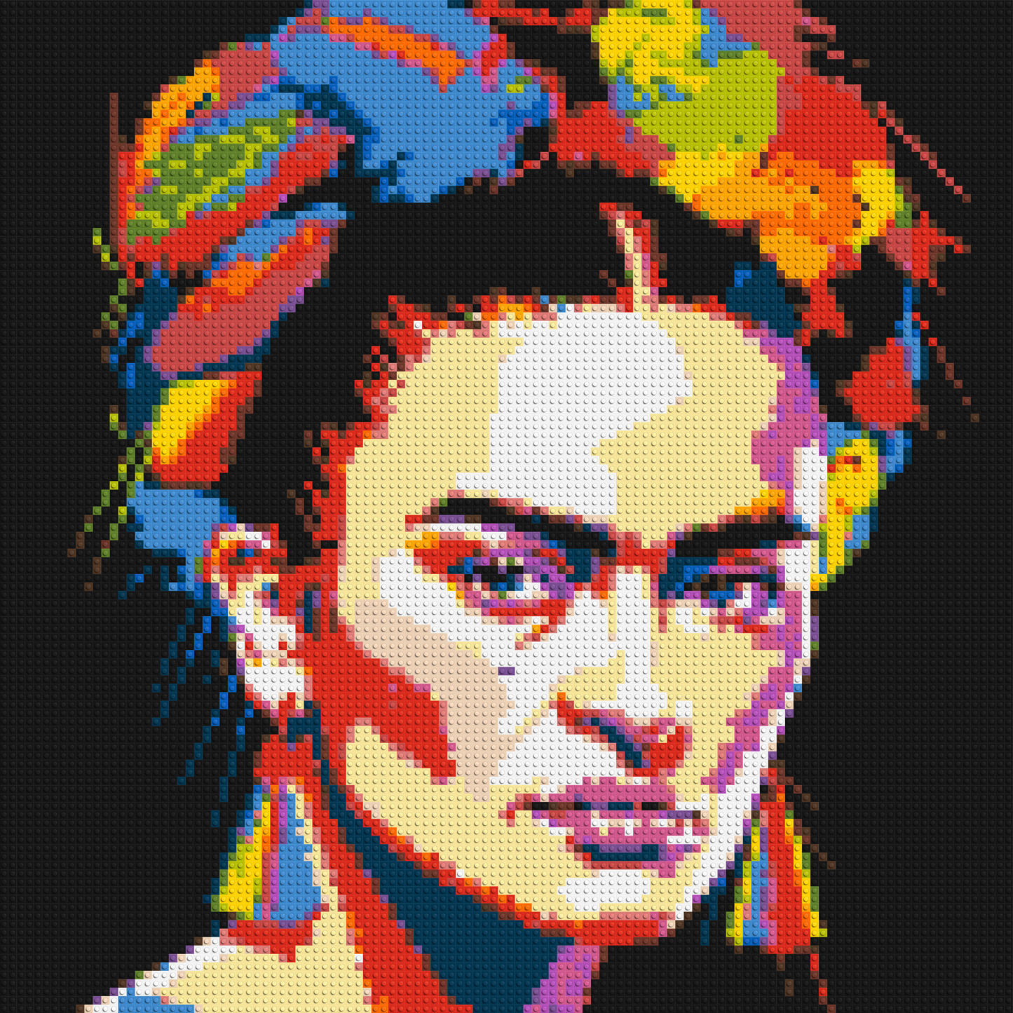 Frida Kahlo - Brick Art Mosaic Kit 5x5 large