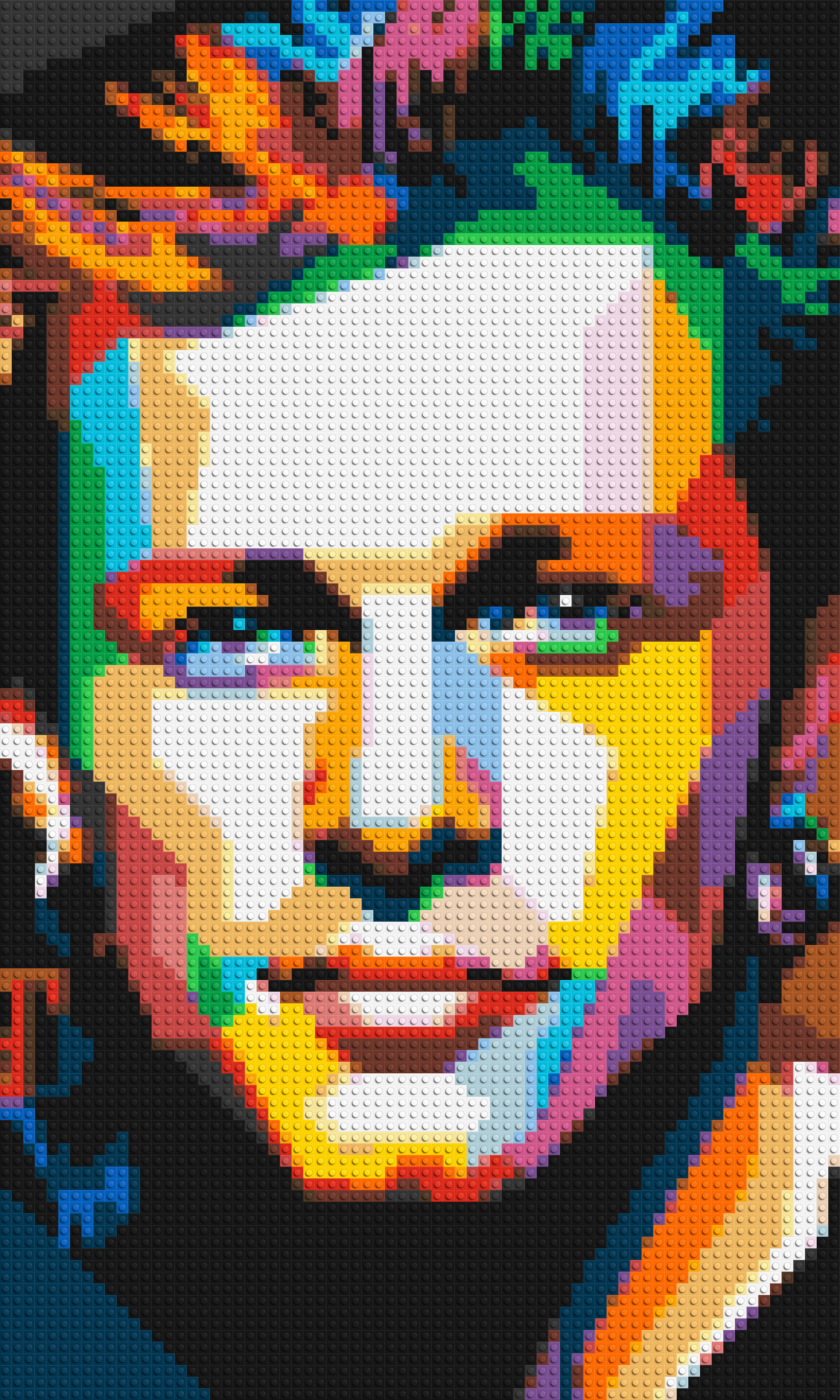 Jon Bon Jovi Pop Art - Brick Art Mosaic Kit 3x5 large