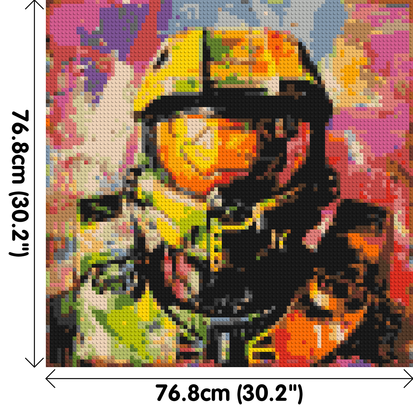 Master Chief - Brick Art Mosaic Kit 4x4 large