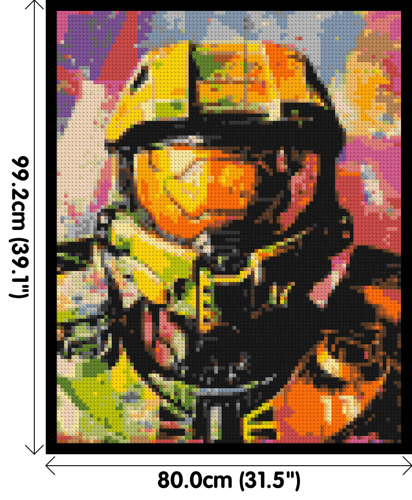 Master Chief - Brick Art Mosaic Kit 4x5 large