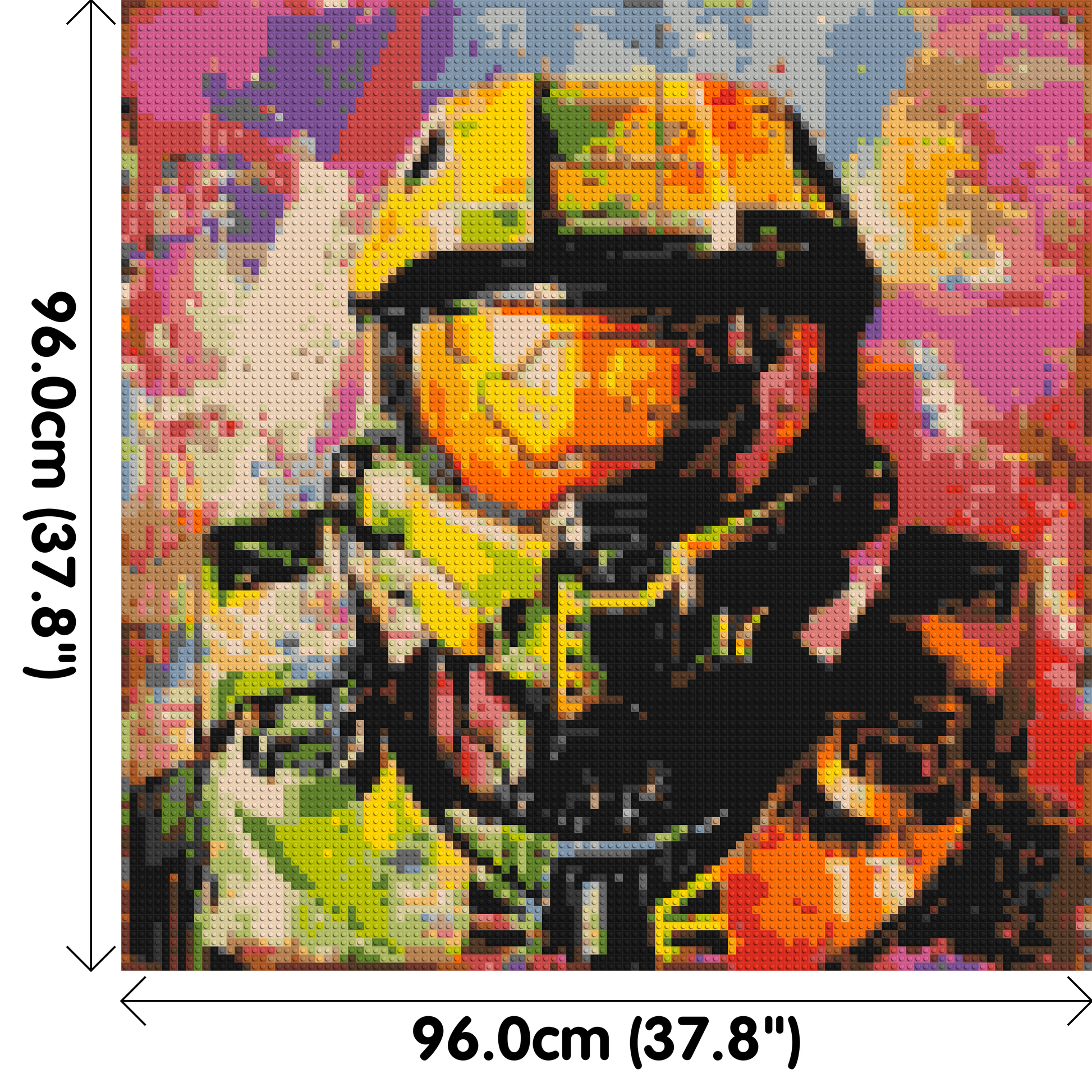 Master Chief - Brick Art Mosaic Kit 5x5 dimensions