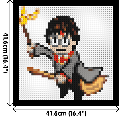 Harry Potter Pixel Art - Brick Art Mosaic Kit 2x2 large