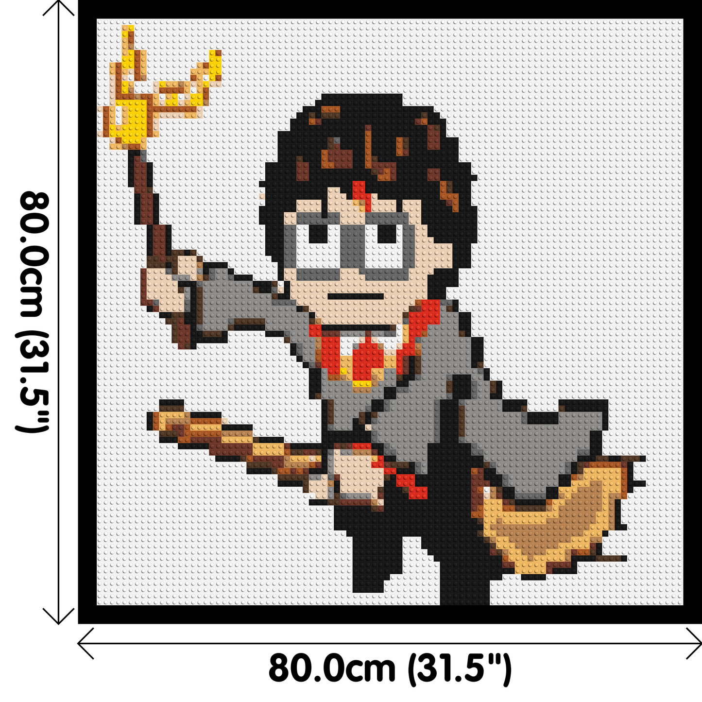 Harry Potter Pixel Art - Brick Art Mosaic Kit 4x4 large