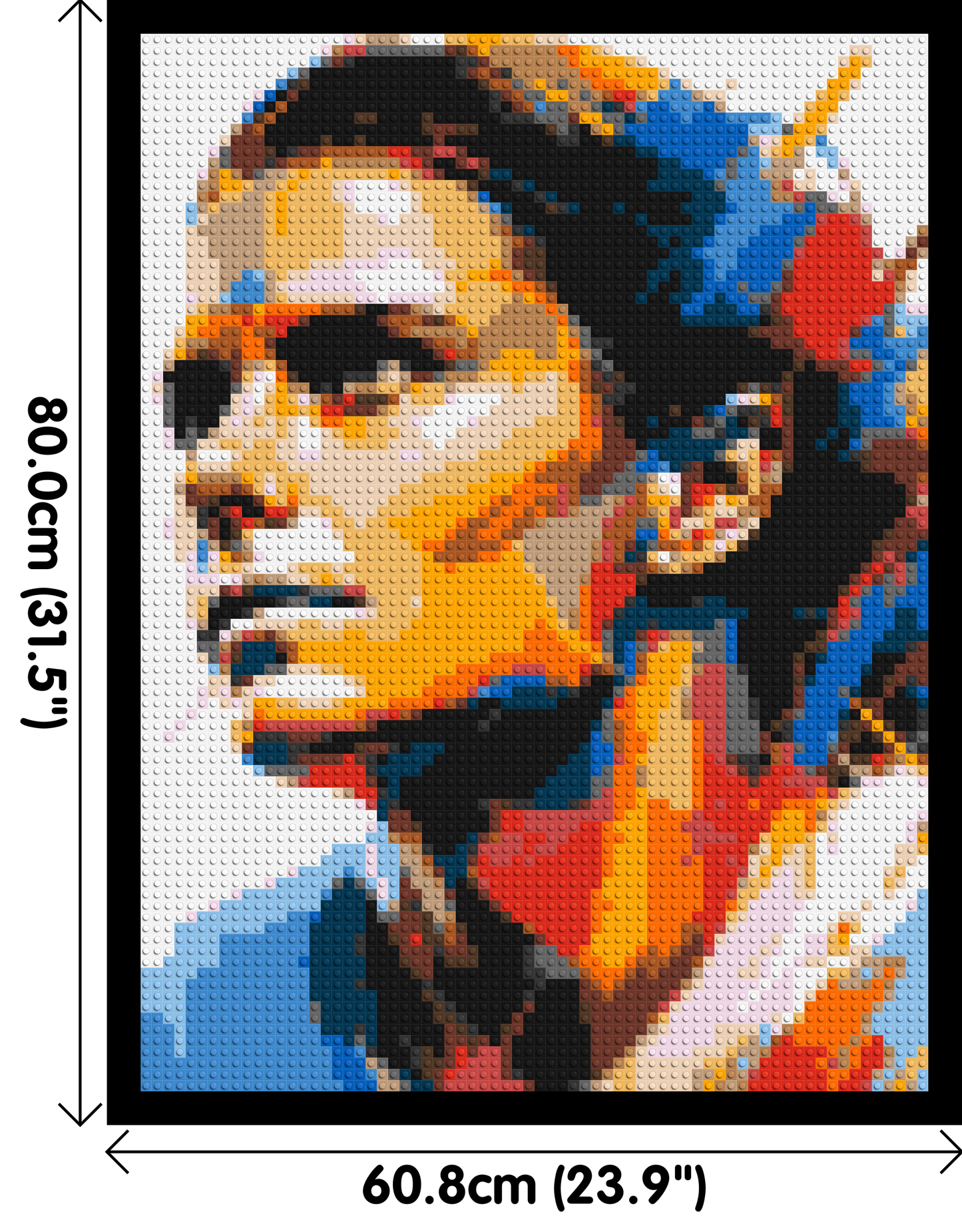 Mia Hamm - Brick Art Mosaic Kit 3x4 large