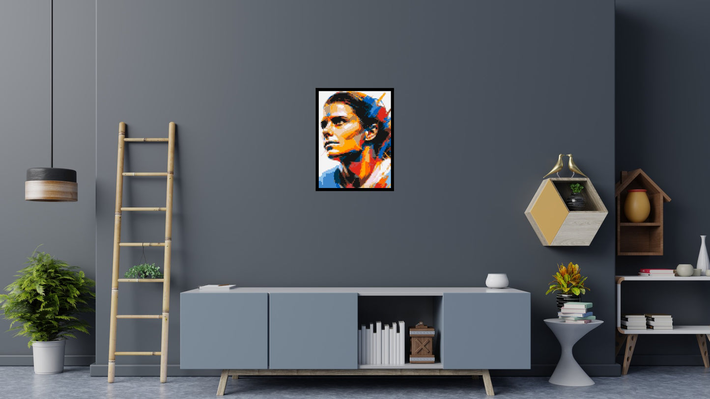 Mia Hamm - Brick Art Mosaic Kit 3x4 large