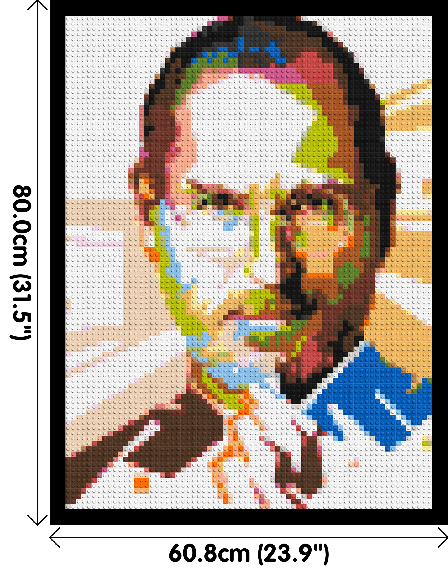 Steve Jobs - Brick Art Mosaic Kit 3x4 large