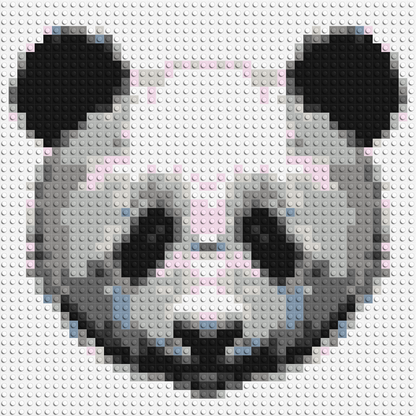 Panda - Brick Art Mosaic Kit 2x2 large