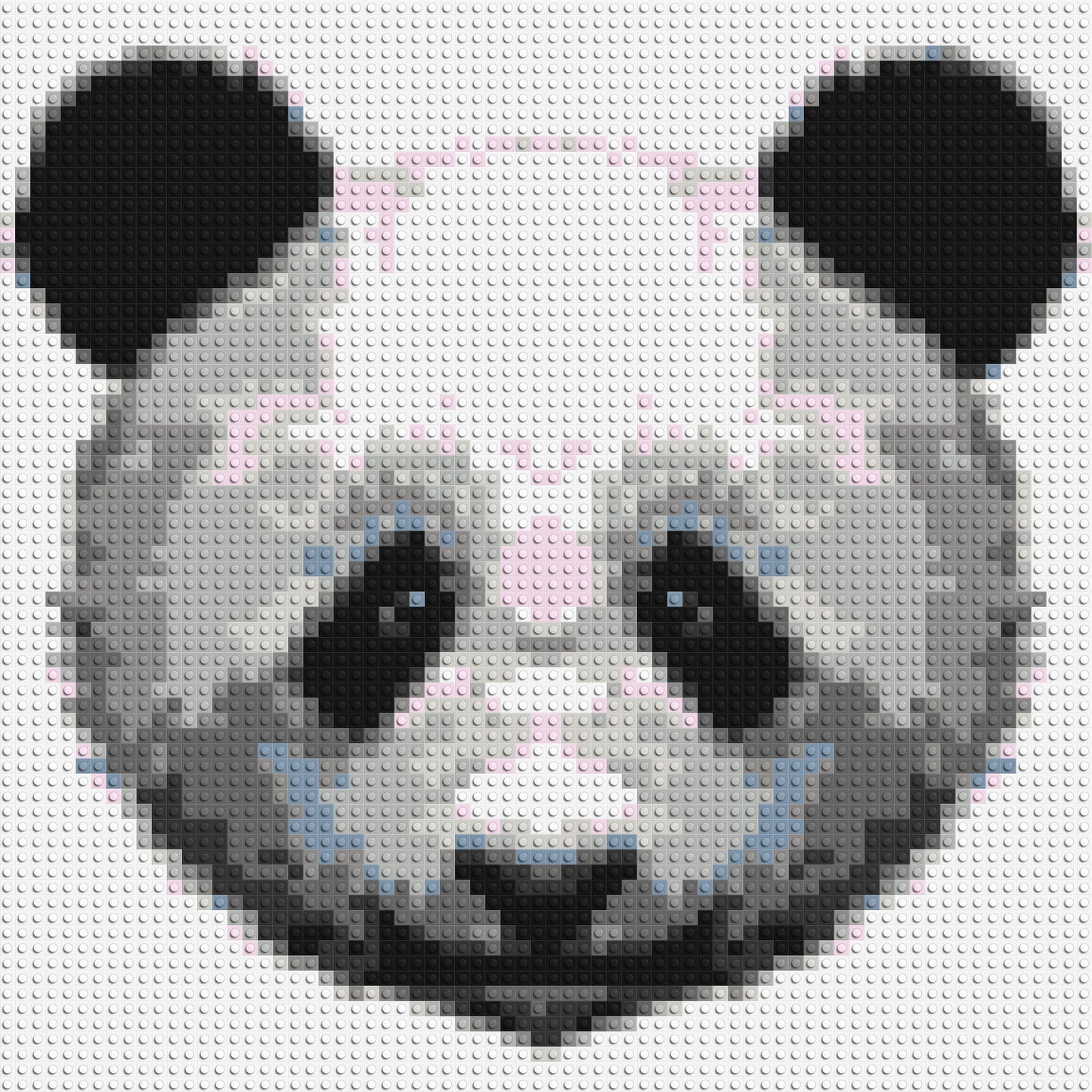 Panda - Brick Art Mosaic Kit 3x3 large