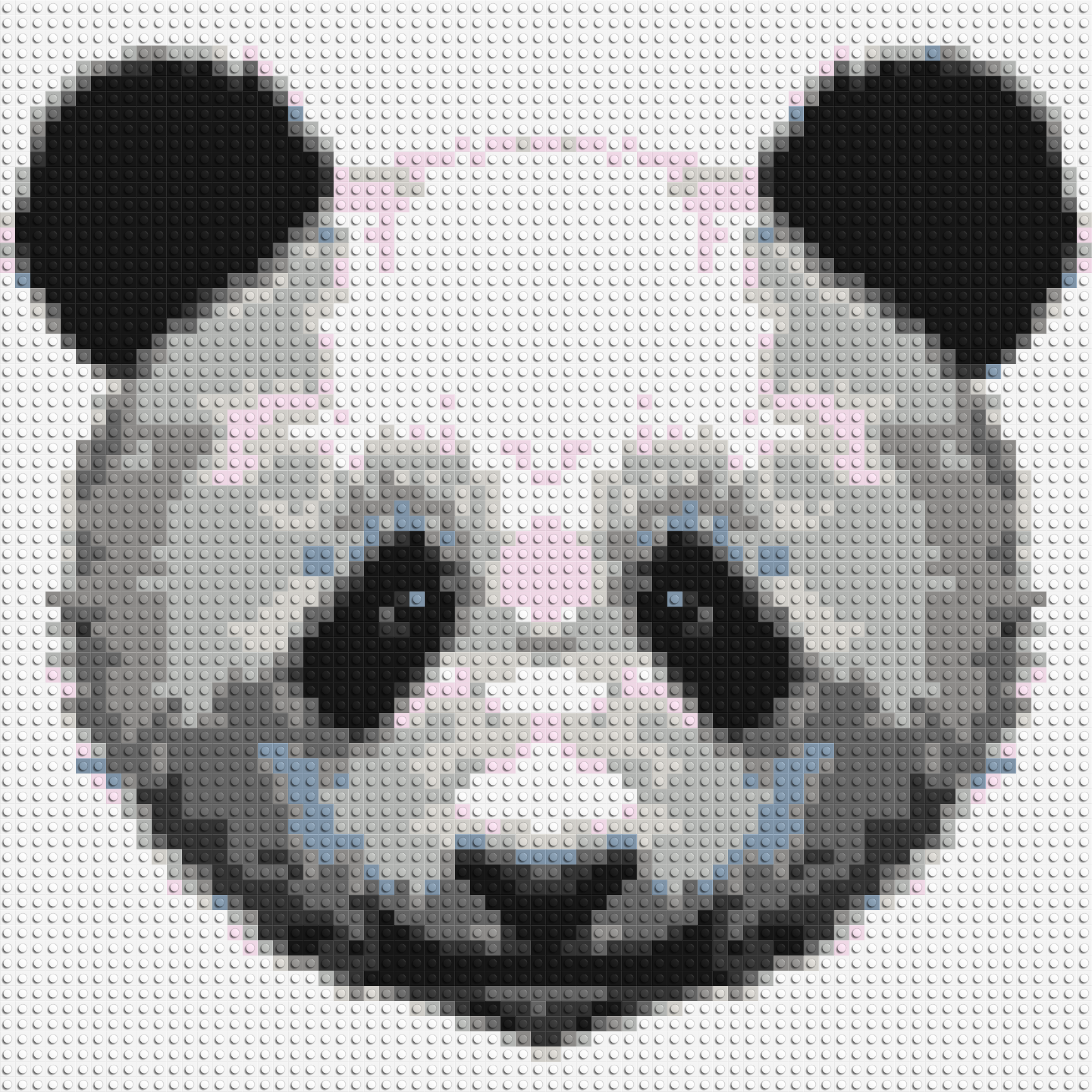 Panda - Brick Art Mosaic Kit 3x3 large