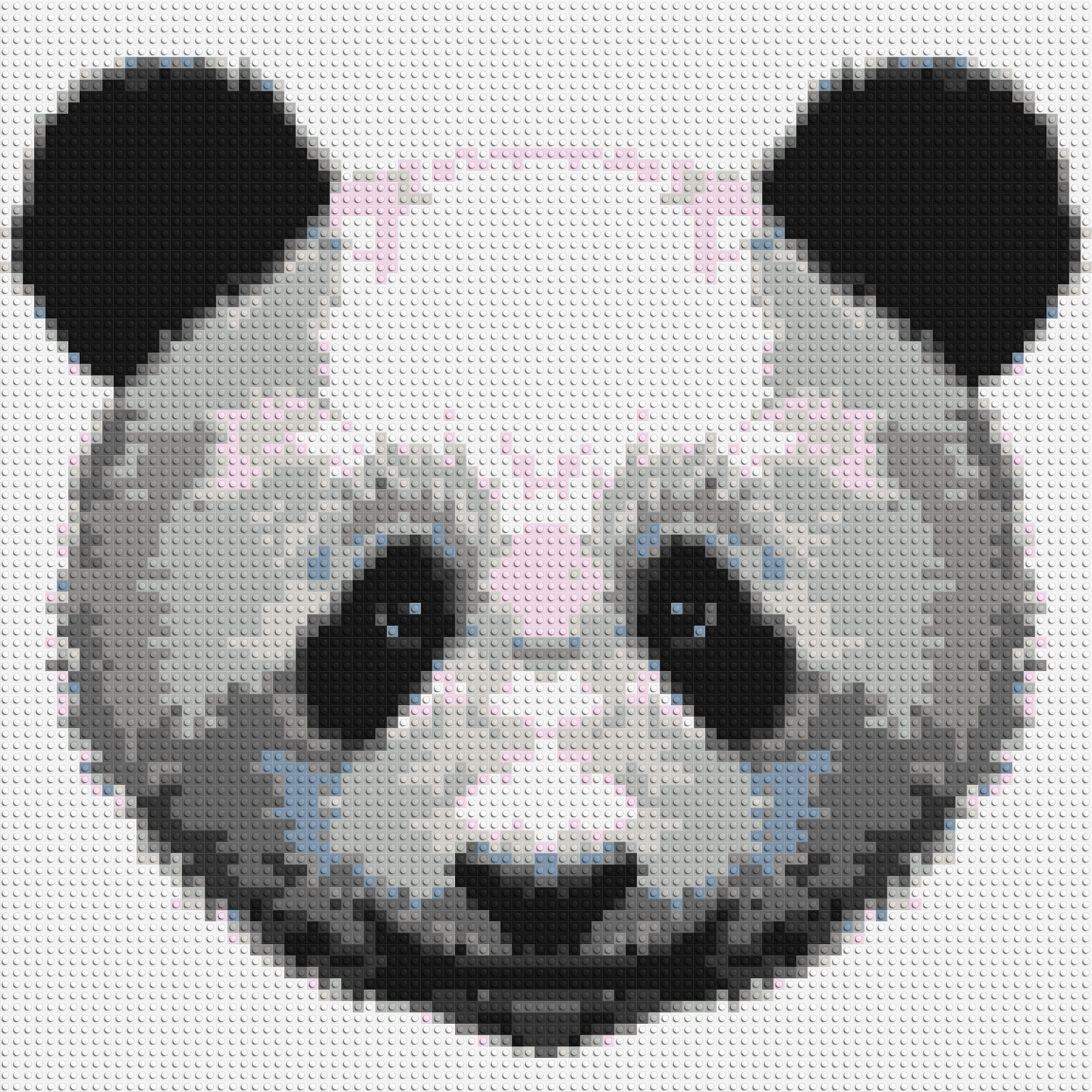 Panda - Brick Art Mosaic Kit 4x4 large