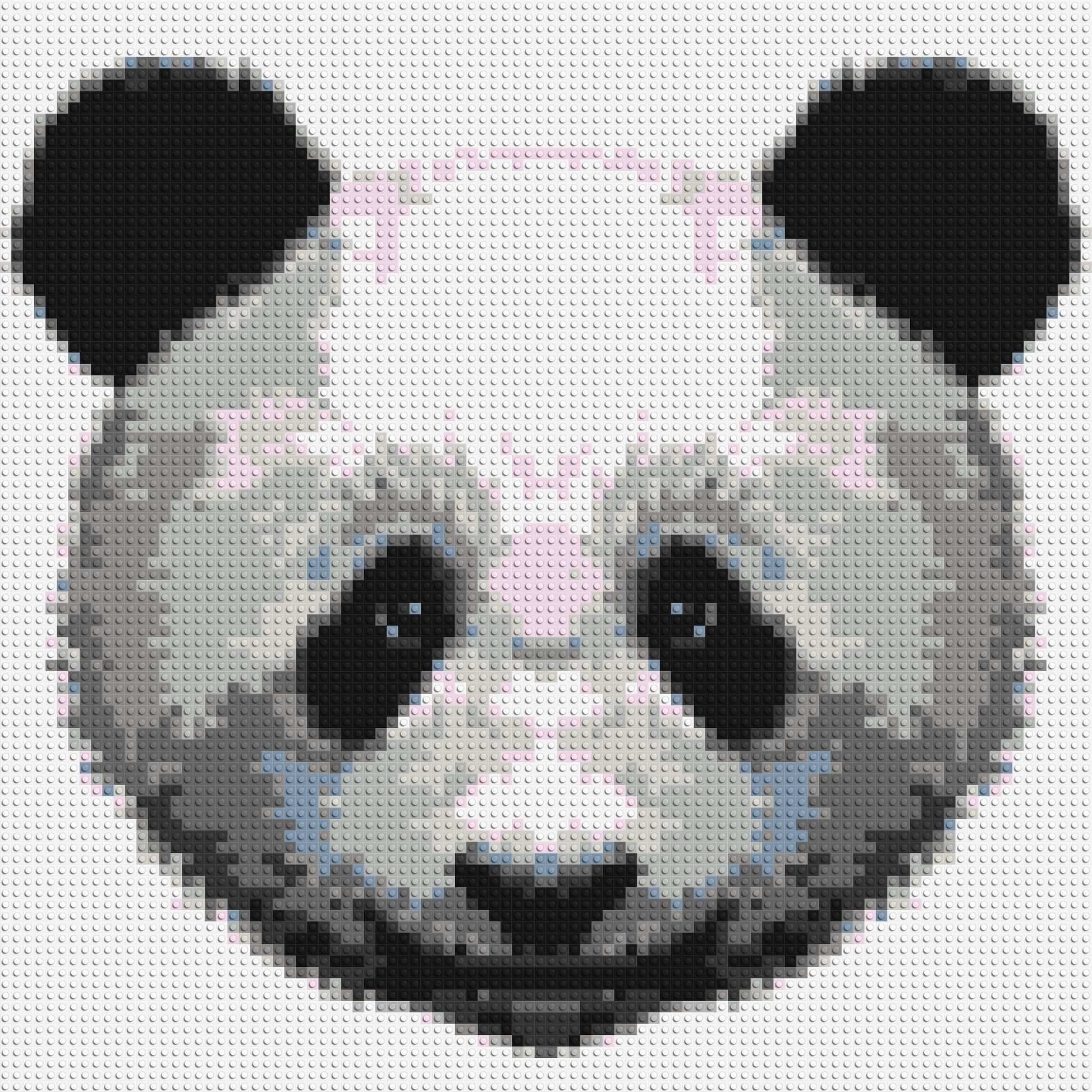 Panda - Brick Art Mosaic Kit 4x4 large