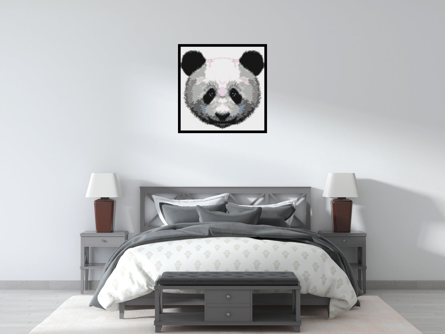 Panda - Brick Art Mosaic Kit 4x4 large