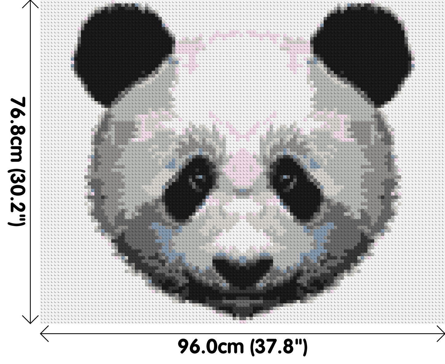 Panda - Brick Art Mosaic Kit 5x4 large