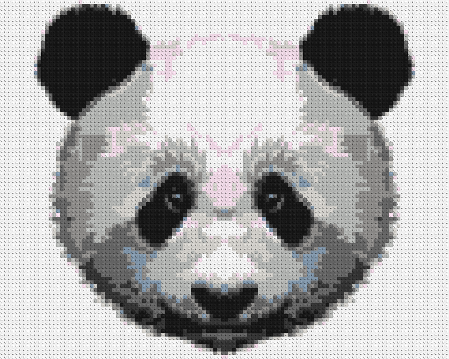 Panda - Brick Art Mosaic Kit 5x4 large