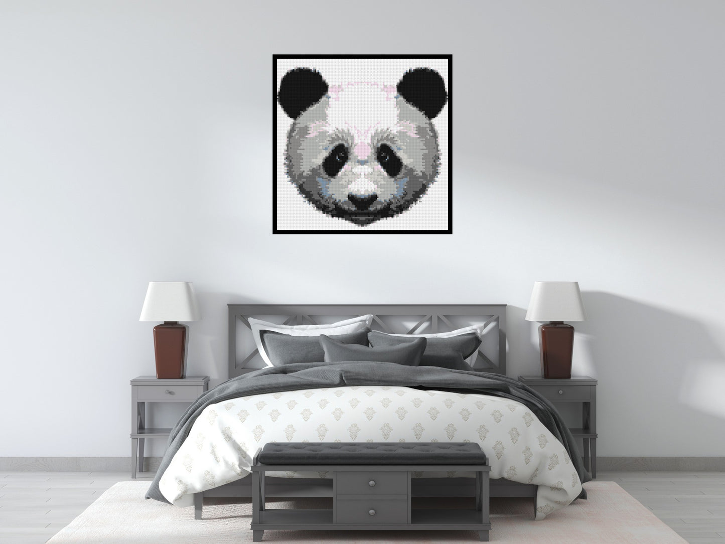 Panda - Brick Art Mosaic Kit 5x5 large