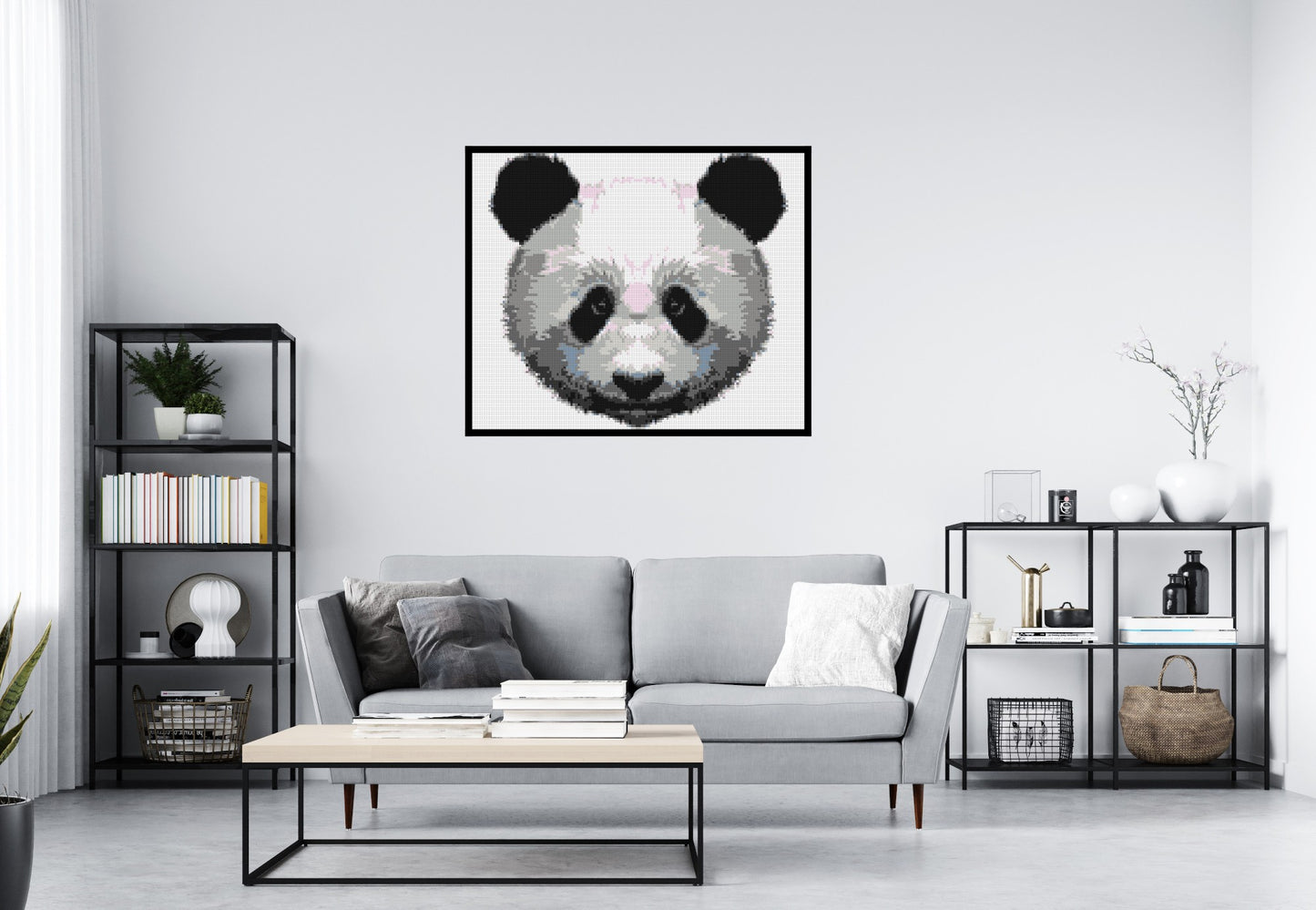 Panda - Brick Art Mosaic Kit 6x5 large