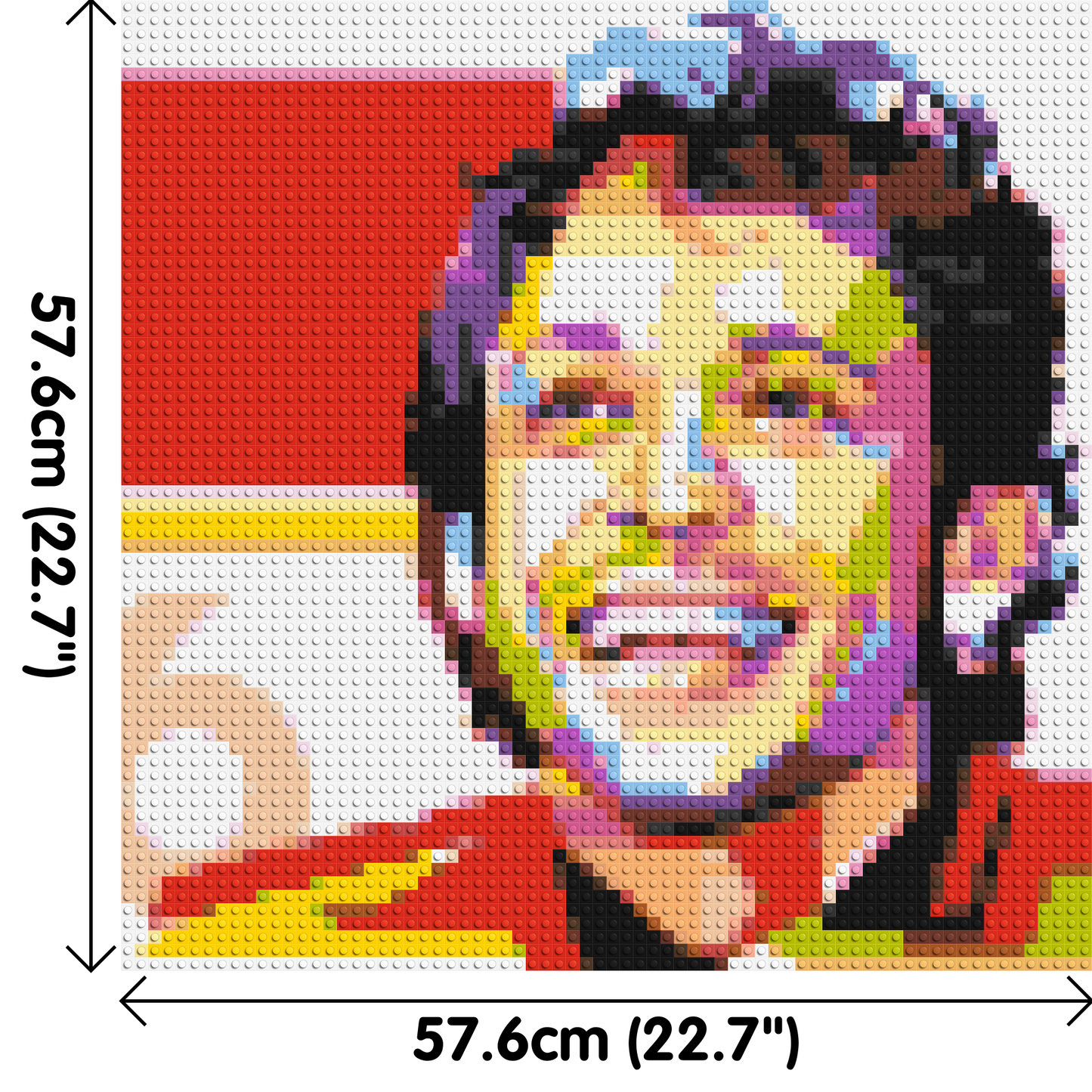 Valentino Rossi - Brick Art Mosaic Kit 3x3 large