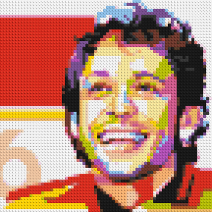 Valentino Rossi - Brick Art Mosaic Kit 3x3 large